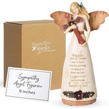 NY Home 02969 Sempati Melek Figürü, 22 Cm, Fildişi