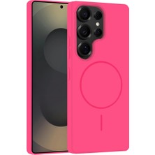 Akinco Galaxy S25 Kılıf Jully Magsafe Kapak - Pembe