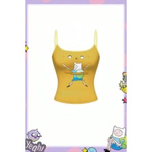Moonstyle Collection Adventure Time Askılı Street Y2K Crop Top
