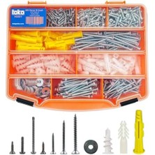 NY Home Hobi-1 891 Parça 12 Çeşit, Pul, Vida ve Dübel Seti, Organizer Takım Çantalı