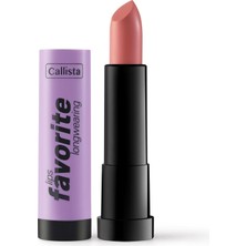 NY Home Lips Favorite Longwearing Lipstick Kalıcı Ruj 301 Serving Looks, Pembe