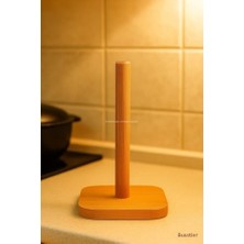 NY Home Bambu Kağıt Havluluk Doğal Ahşap Mutfak Tezgahı Için Dikey Kağıt Havlu Standı Modern Şık Tasarım Dayanıklı Kolay Temizlenir Kaymaz Tabanlı Pratik Kağıt Havlu Tutucu Organizer (Kare)