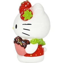 NY Home Blue Sky Clayworks Hello Loves You With Strawberry Bow Sevimli Göz Kırpma Heykelcik