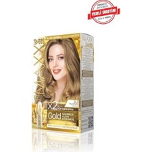 NY Home Gold Serisi 24K Altın Parçacıklı Serum ile 1 Kutu 2 x 50 ml ve Geliştiriciler Saç Boyası (Bal Köpüğü 8.3)