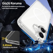NY Home Kablosuz Şarj Destekli Air Hybrid Şeffaf Kılıf, Darbe Emici Tpu + Pc Şeffaf Kılıf (17)