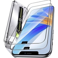 NY Home 11 ve Xr ile Uyumlu Darbelere Karşı Maksimum Koruma Sağlayan ve Kolay Uygulama Aparatlı Hiçbir Şekilide Telefonda Toz Bırakmayan Cam (11 / Xr)