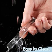 NY Home Nano Cam Tırnak Törpüsü, Manikür Cam Törpü, Tırnaklar Için, Doğal Tırnak Törpüsü, Cam Tırnak Törpüsü, Ince Taneli – Koruyucu Kılıflı Tırnak Bakımı, Kolay Temizlik Için Yıkanabilir (1 Adet)