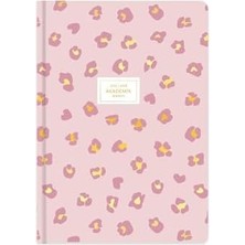 NY Home 17 * 24 Ciltli Akademik Ajanda - Pembe Leopar