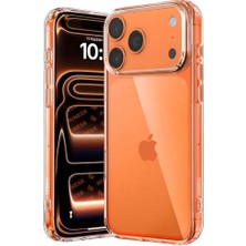 NY Home 17 Pro Max ile Uyumlu Cyrstal Clear Şeffaf Silikon Kılıf Arkası Sert Polikarbonat Kenarları Yumuşak Tpu Silikon Premium Ultra Şeffaf Kılıf Kapak (Cyrstal Clear, 17 Pro Max)