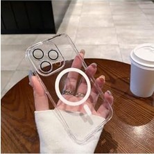 NY Home 15 Pro Için Kamera Korumalı ile Uyumlu Kılıf Şeffaf Transparan Hoparlör Toz Koruma Filtreli Slim Ince Tasarım Sararmaz Kapak