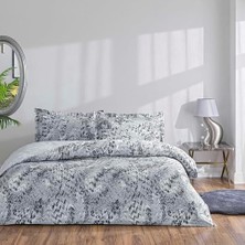 Nesto Home Orniva Standart Pamuk Nevresim Takımı, Gri, Çift Kişilik