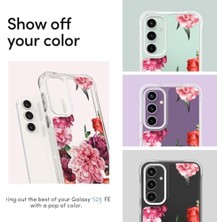 NY Home Ciel By Galaxy S23 Fe ile Uyumlu Kılıf Cecile Rose Floral - ACS06386