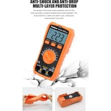 NY Home VC205A Ölçü Aleti Multimetre Avometre Ncv Işıklı Ekran Isı Ölçer El Feneri