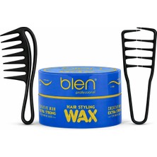 Bien Professional Wax 150 ml + Dalga Veren Mucize Tarak + Geniş Aralıklı Wax Tarağı Seti | Hacim, Dalga ve Güçlü Tutuş Erkek Saç Şekillendirme Seti