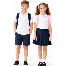 Baglan Erkek Kız Çocuk Polo Yaka Kısa Kollu Tişört BGL-ST05505