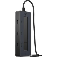 NY Home Hp Evrensel Usb-C Çoklu Bağlantı Noktalı Hub | Siyah
