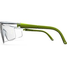 NY Home S400 12 Adet Ayarlı Çapak Gözlüğü, Koruyucu Gözlük Şeffaf Ce EN166 12 Adet Kulak Tıkacı Hediyeli