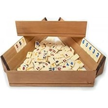 NY Home Ağaç Okey Takımı Orta Boy Kaliteli Okey Oyun Takımı Sedef