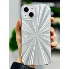 NY Home 13-14 - 15 ile Uyumlu Gümüş Prizma Model Silikon Kılıf