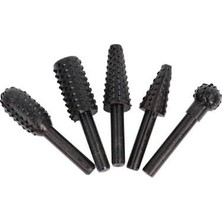 NY Home Profesyonel Ahşap Döner Törpü Seti, 5 Parça, El Aleti, Ahşap Işleme