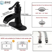 NY Home Banyo Musluk Şelale Lavabo Armatürü Yağla Ovulmuş Bronz, 9197N