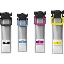 NY Home Bitmeyen Kartuş Epson Uyumlu Muadil Lar, Epson T9451XL - T9452XL - T9453XL T9454XL Takım - Workforce Pro WF-C5210DW - C5290DW - C5710DWF -C5790DWF - C5215DW Muadil