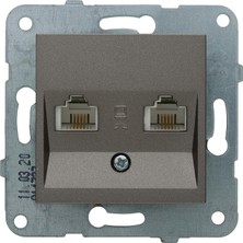 NY Home / Data+Nüm Cat6+Cat3 Mekanizma+Düğme Kapak