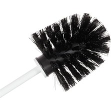 NY Home Lima Tuvalet Fırçası, Krom Dekorlu, Beyaz