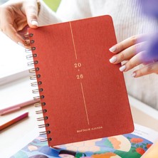 NY Home 2026 A5 Spiralli Haftalık Ajanda 12 Aylık -