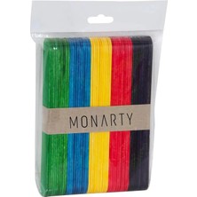 Nesto Home Jocco Renkli Ahşap Çubuk 50'li 15X1.8 cm