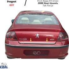 Ebal Oto Peugeot 407 Krom Bagaj Alt Çıtası 2005 Üzeri P.çelik