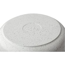 NY Home Taç TAC-3450 Gravita Döküm 7 Prç Tencere Seti, Beyaz