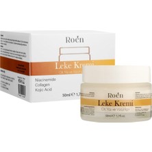 NY Home Roen Leke Kremi, Cilt Beyazlatıcı ve Leke Giderici,  ve Kojik Asit Içerikli, 50 ml