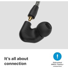 NY Home Ie 200 Kablolu Audiophile Kulaklık - Kablolu Kulak Içi Kulaklık - Net, Üstün Hi-Fi Ses, Gerçekçi Tonlama ve Etkileyici Bas - Siyah