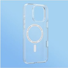 NY Home 16 Pro Max ile Uyumlu ile Uyumlu Ice Serisi Kapak Şeffaf