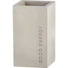 NY Home Barbara Studio G2765 Good Energy Minimalist Çimento Kalemlik | Iskandinav Tarzı | 6,5 cm G x 11,2 cm Y