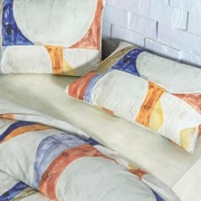 Nesto Home Axel Standart Pamuk Nevresim Takımı, Mavi, Tek Kişilik