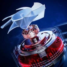 Nesto Home Manyetik Cep Telefonu Soğutucu Fan Rgb Radyatör Soğutucu, Oyun Için Soğutma Fanı, Kablolu, IPhone 12,13 ve 14 Serisi ile Uyumlu Magsafe, Akıllı Telefon/tablet Için