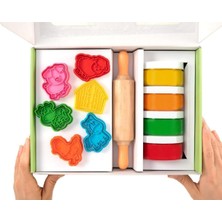 Nesto Home Doğal Oyun Hamurları Premıum Kutu Set - Çiftlik