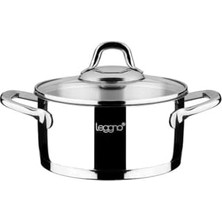 Nesto Home 8 Parça Süzgeçli Çelik Tencere Seti 24CM Süzgeçli Derin Tencere 20-16CM Derin Tencere 24CM Sığ Tencere