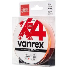 Lucky John Vanrex X4 Pe Örgü Fluo Turuncu 125M 0,08MM Ip Misina