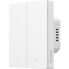 Sonoff ZBM5-2C-80W Zigbee Akıllı Duvar Anahtarı 2 Kanallı Nötr ve Nötrsüz Uyumlu