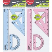 Maped Study Kırılmaz 30 Cm Çizim Seti 4 Lü 3154149817016
