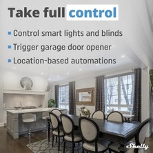 Nesto Home Blu Button Tough1 Mokka – Smart Scene Bluetooth Düğmesi, Ev Otomasyonu, IP54 Sertifikalı, Uzun Menzil (10 – 30 M), Çoklu Tıklama Etkinleştirme, Ağ Geçidi Gerekli, Bthome Protokolü