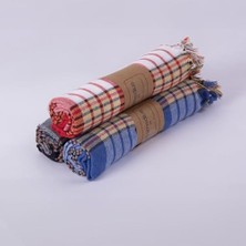 Nesto Home HOMEDIUS%100 Pamuk Hamam Peştemali - 80X160 cm Mavi 80X160