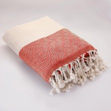 Nesto Home Ekonomik Pamuk Banyo Havlusu Kırmızı