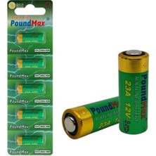 Nesto Home 5 Adet 23A 12 V Alkali Pil, 23AE, A23, LRV08, MN21, V23GA, A23S, L1028, 8LR932, P23GA, Garaj Kapısı Açıcıları, Uzaktan Kumandalar, Alarm Sistemleri Için Günlük Kullanım Için Cıva Içermeyen Piller