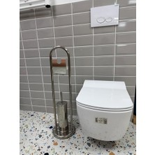 Nesto Home Tema Kağıtlıklı Tuvalet Fırça Seti 81300