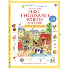Nesto Home USB - First 1000 Words English Sticker Book