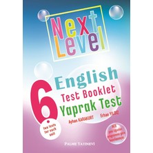 Palme Yayınevi Hazırlık 6. Sınıf English Test Booklet Yaprak Test Next Level